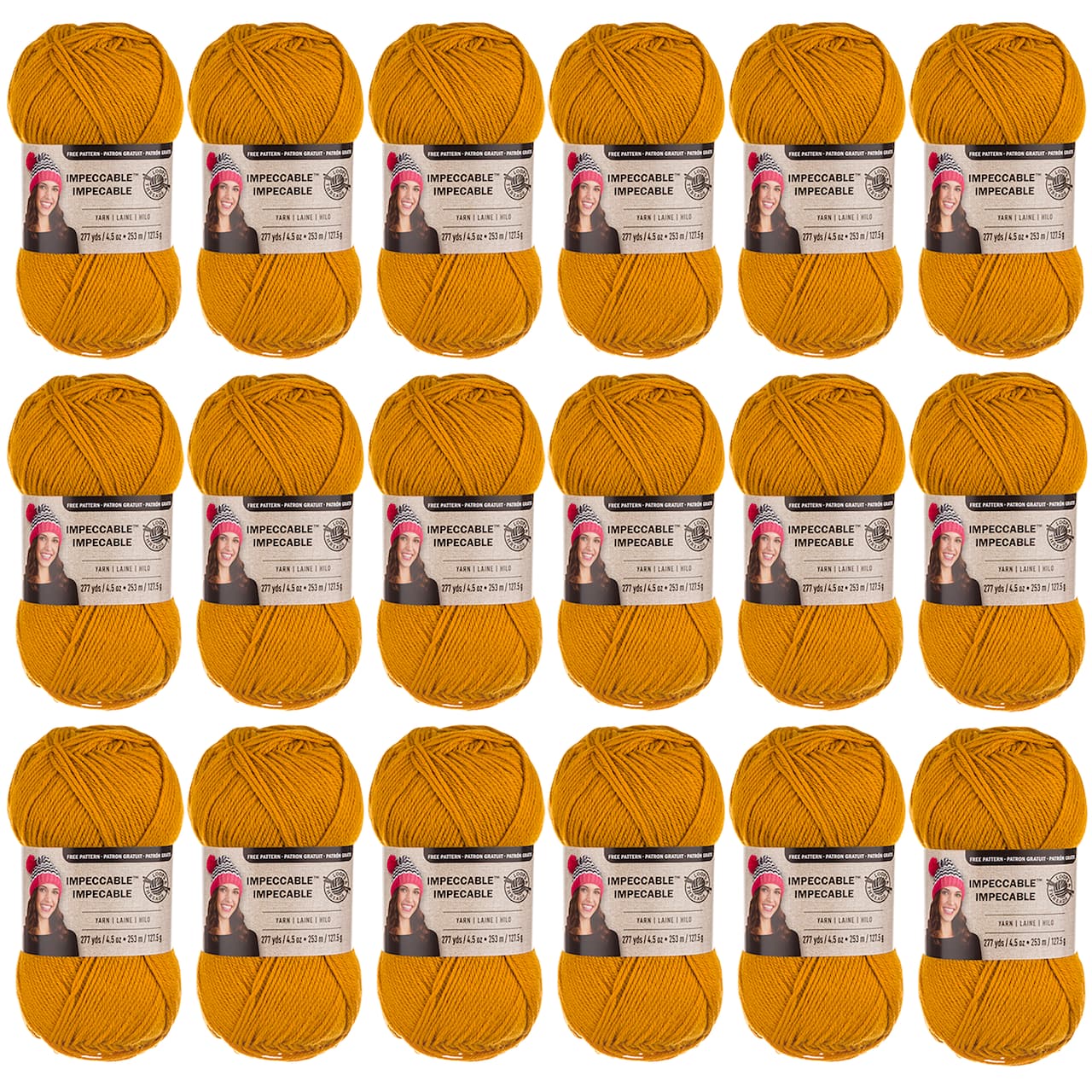 18 Pack: Impeccable® Solid Yarn by Loops & Threads®